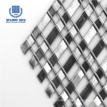 Stainless Steel Woven Type Flat Wire Decorative Mesh